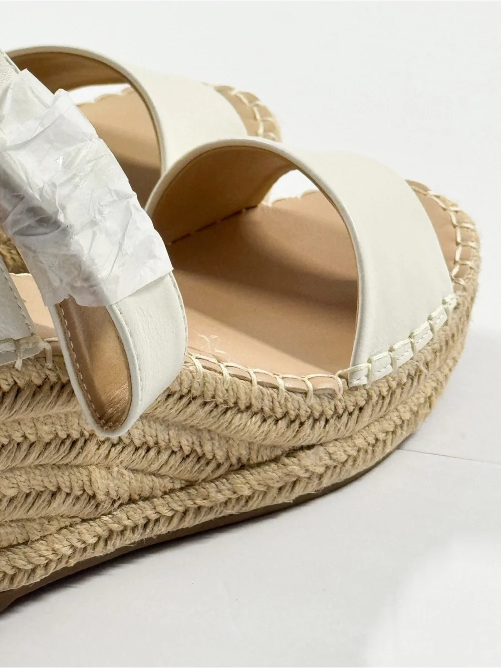 Dream Pairs Women's White Espadrille Ankle-Strap Sandals
